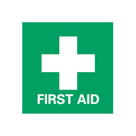 NMC S53P Graphic Facility Signs - First Aid - Vinyl 7x7