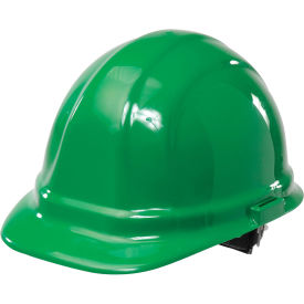 ERB™ Omega II Hard Hat, 6-Point Ratchet Suspension, Green, 19958