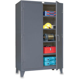 STRONG HOLD Ultra-Capacity Lifetime Cabinet - 48x24x78" - Steel - Dark gray