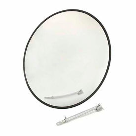 Outdoor Wide Angle Convex Safety Mirror, 26" Diameter, Acrylic, 160°