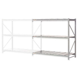 Extra High Capacity Bulk Rack With Steel Decking, Add-On Unit, 96"W x 36"D x 72"H