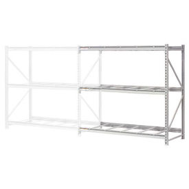 Extra High Capacity Bulk Rack Without Decking, Add-On Unit, 96"W x 36"D x 96"H
