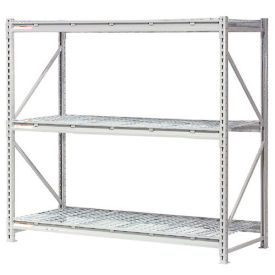 Extra High Capacity Bulk Rack With Wire Decking, Starter Unit, 96"W x 36"D x 72"H