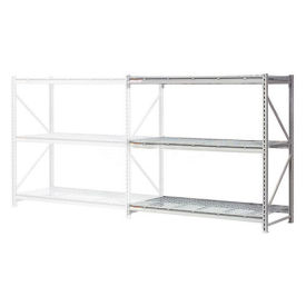 Extra High Capacity Bulk Rack With Wire Decking, Add-On Unit, 72"W x 48"D x 72"H