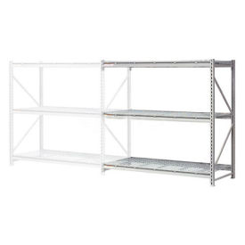 Extra High Capacity Bulk Rack With Wire Decking, Add-On Unit, 96"W x 24"D x 96"H