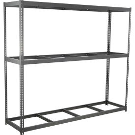 Wide Span Rack With 3 Shelves No Deck, 800 Lb Capacity Per Level, 96"W x 24"D x 60"H