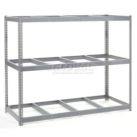 Wide Span Rack With 3 Shelves No Deck, 1100 Lb Capacity Per Level, 96"W x 48"D x 60"H