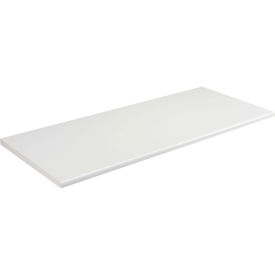 Workbench Top - Plastic Laminate Safety Edge, Light Gray, 60" W x 30" D x 1-5/8" Thick