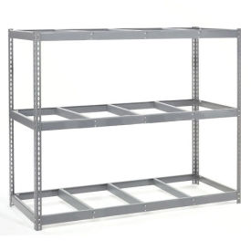 Wide Span Rack With 3 Shelves No Deck, 1100 Lb Capacity Per Level, 96"W x 48"D x 84"H