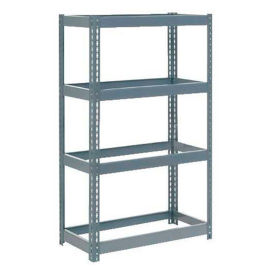 Boltless Extra Heavy Duty Shelving 36"W x 12"D x 60"H, 4 Shelves, No Deck