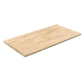 Workbench Top - Maple Butcher Block Safety Edge, 48" W x 36" D x 1-3/4" Thick