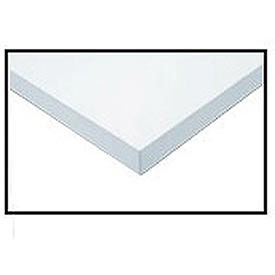 Workbench Top - ESD Square Edge, White, 96" W x 36" D x 1-1/4" Thick