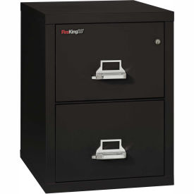 Fireking Fireproof 2 Drawer Vertical File Cabinet 22125CBL, Legal Size, 21"W x 25"D x 28"H