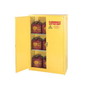 Flammable Cabinet with Manual Close Double Door 45 Gallon