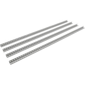Global Industrial 7' High Gray Angle Post Set of 4