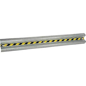 Bolt-On Straight Galvanized Guard Rail, 12 Ft. Long