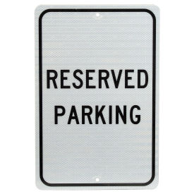 Reserved Parking, Aluminum Sign, .08mm Thick