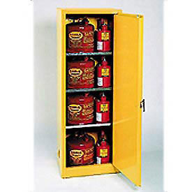 Flammable Cabinet with Manual Close Single Door 24 Gallon
