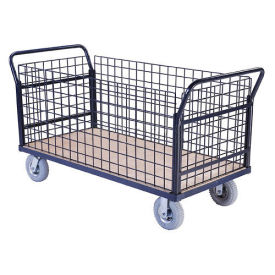 Euro Style Truck - 4 Wire Sides & Wood Deck, 60 x 30, 1200 Lb. Capacity
