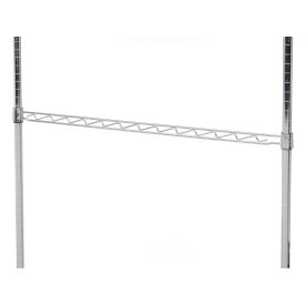 Nexel AHR36C Nexel Chrome Hanging Rail 36"W, Silver, 100 Lbs Capacity