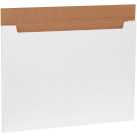 30" x 22-1/2" x 1/4" Jumbo Fold-Over Corrugated Mailers, ECT-32, White - Pkg Qty 20