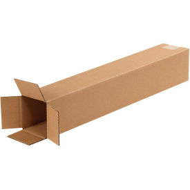 4" x 4" x 24" Tall Cardboard Corrugated Boxes - Pkg Qty 25