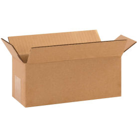 10" x 4" x 4" Long Cardboard Corrugated Boxes - Pkg Qty 25