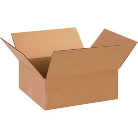 13" x 11" x 5" Flat Cardboard Corrugated Boxes - Pkg Qty 25