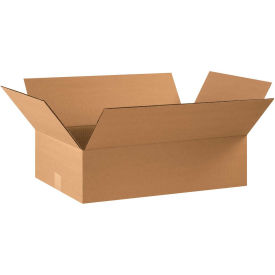 22" x 14" x 6" Flat Cardboard Corrugated Boxes - Pkg Qty 20