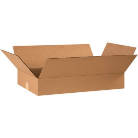 24" x 14" x 4" Flat Cardboard Corrugated Boxes - Pkg Qty 25