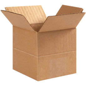 4" x 4" x 4" Multi-Depth Cardboard Corrugated Boxes - Pkg Qty 25
