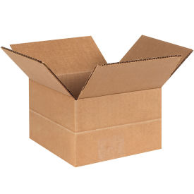 6" x 6" x 4" Multi-Depth Cardboard Corrugated Boxes - Pkg Qty 25