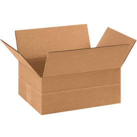 11-3/4" x 8-3/4" x 4-3/4" Multi-Depth Cardboard Corrugated Boxes - Pkg Qty 25