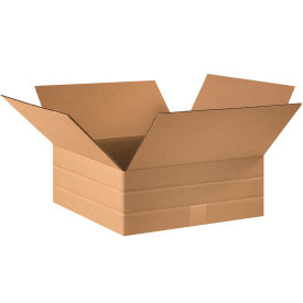 16" x 16" x 6" Multi-Depth Cardboard Corrugated Boxes - Pkg Qty 25