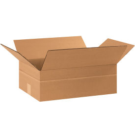 17-1/4" x 11-1/4" x 6" Multi-Depth Cardboard Corrugated Boxes - Pkg Qty 25