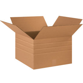 18" x 18" x 12" Multi-Depth Cardboard Corrugated Boxes - Pkg Qty 20