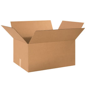 24" x 18" x 12" Heavy-Duty Cardboard Corrugated Boxes - Pkg Qty 15