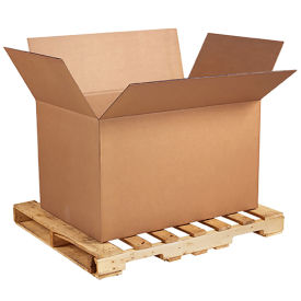 Heavy-Duty Double Wall Cardboard Corrugated Boxes, 41"x28-3/4"x25-1/2", 120 lbs Cap., 350#/ECT-51 - Pkg Qty 5