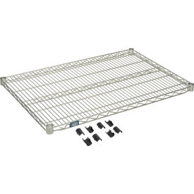 Global Industrial Nexel Poly-Z-Brite Wire Shelf, 30"W x 24"D
