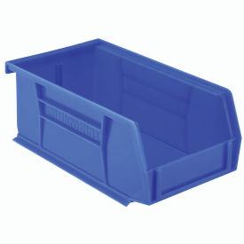 AkroBin® Plastic Stacking Bin, 4-1/8"W x 7-3/8"D x 3"H, Blue - Pkg Qty 24