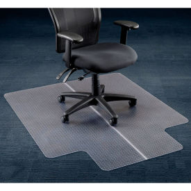 46"W x 60"L Office Chair Mat w/ 25" x 12" Lip for Carpeted Floor