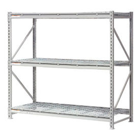 Extra High Capacity Bulk Rack With Wire Decking, Starter Unit, 96"W x 18"D x 72"H