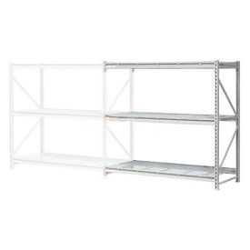 Extra High Capacity Bulk Rack With Wire Decking, Add-On Unit, 96"W x 18"D x 72"H