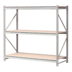 Extra High Capacity Bulk Rack With Wood Decking, Starter Unit, 96"W x 18"D x 72"H