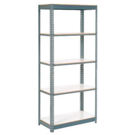 Boltless Extra Heavy Duty Shelving 48"W x 24"D x 96"H, 6 Shelves, 1200 lbs. Cap/Shelf, Gray