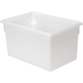 Rubbermaid FG350100WHT White Plastic Box 21.5 Gallon 18 x 26 x 15 - Pkg Qty 6