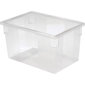 Rubbermaid Clear Plastic Box, 21 1/2 Gallon, 18 x 26 x 15 - Pkg Qty 6