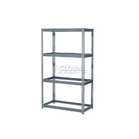 Global Industrial 4 Level, Bulk Storage Rack, Starter, 96"W x 24"D x 84"H, No Deck