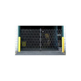 Global Industrial 10'W Double Folding Security Gate, 5'H