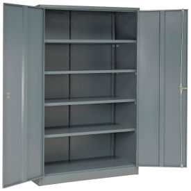 Global Industrial Unassembled Metal Storage Cabinet 48x24x78, Gray